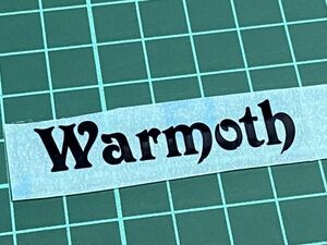 Warmoth メタリックロゴ ネックデカール ブラック #WARMOTH-DECAL-MBLACK