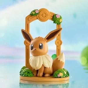 送料無料 台湾限定 ポケモン イーブイ フィギュア＆カード 日本未販売 海外 pokemon Eevee figure ＆ card