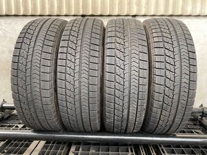 ミ6241 送料無料☆ブリヂストンBRIDGESTONE BLIZZAK VRX 185/65R15 88Q 4本価格　2019年製