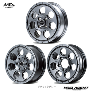 送料無料 マルカ サービス ROAD MAX MUD AGENT 7J-16 +40 5H-114.3 (16インチ) 5H114.3 7J+40【1本単品 新品】