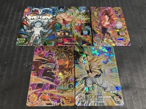 ○ドラゴンボールヒーローズ UR SEC 5枚セット ⑤/究極カミオレン パラガス：ゼノ ゴテンクス ベジータ：ゼノ 孫悟空