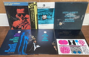 【に-10-40】80 JAZZ ジャズ LP 6枚まとめ ボックスセットあり Miles Davis/John Coltrane/Bill Evanstなど 日本盤 再生未確認