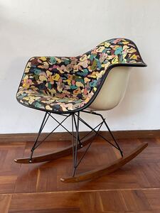 Herman miller ハーマンミラー BAPE camo case study コラボ イームズ アーム シェルチェア ロッカーベース ロッキングチェア ヴィンテージ