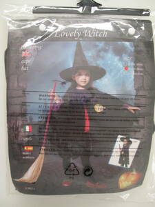 **中古 女の子用 ハロウィンコスチューム ラブリーウィッチ 魔女 110-120cm