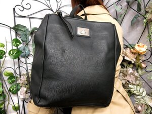 ●超美品●ヴィヴィアン・ウエストウッド●モシークリュック●カーフ レザー 本革●リュックサック●黒●SV金具●A4 書類 かばん●Js53303