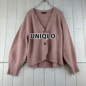 UNIQLO レディースカーディガン　ウール　サイズ42(XL)