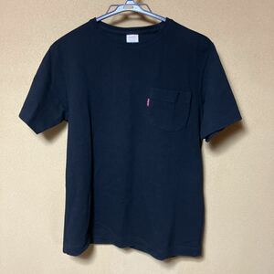 DENIME ドゥニーム 厚手ポケットTシャツ サイズM（大きめ） ブラック 株式会社ドゥニームジャパン期