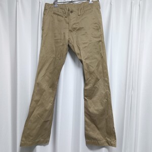 AYUITE ワークパンツ サイズ２ ベージュ アユイテ MADE IN JAPAN 日本製 ドメスティック ブランド 古着 中古 PANTS USED