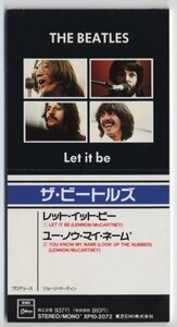 The Beatles【CDシングル　国内盤　3インチ】Let It Be c/w You Know My Name (Look Up The Number)