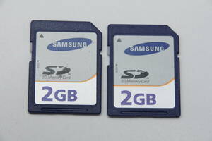 2GB SDカード　SAMSUNG ●2枚セット●