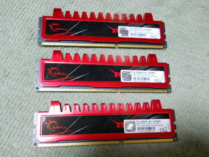 G-SKILL DDR3-1600 4GBX3=12GB⑥