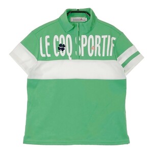 LECOQ GOLF ルコックゴルフ 半袖Tシャツ グリーン系 M [240101039443] ゴルフウェア レディース