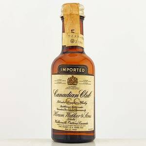 【全国送料無料】特級 Canadian Club 6years old Canadian Whisky 1971　43度　47ml【カナディアンクラブ 6年】