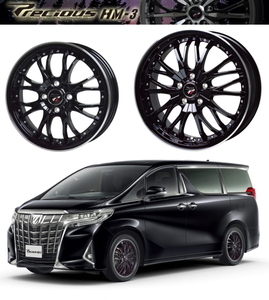 [業販限定販売] [新品]17インチ Precious HM-3 7J+50 215/50R17 レヴォーグ 4本SET [プレシャス] [MB/RP] [メッシュ]