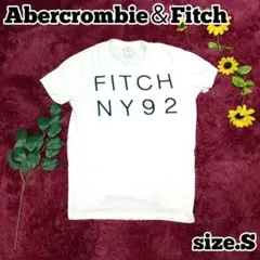 Abercrombie＆Fitch ホワイト 半袖 サイズS