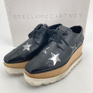 Stella McCartney　ステラマッカートニー　スニーカー　エリス　スター　シャークソール　ブラック　36サイズ