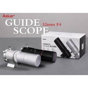 4,900円割引！（定価 18,700円）国内発送【新品/未使用】 Askar アスカー 32mm F4 ガイドスコープ ミニガイドスコープ（シルバー）