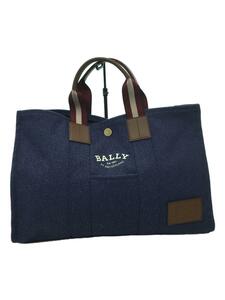 BALLY◆DRYSALIA/トートバッグ/キャンバス/ネイビー/6240517