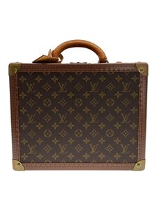 LOUIS VUITTON◆コトウヴィル35/トラベルキャリー/レザー/BRW/総柄/965310