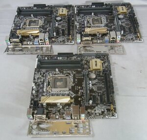 B42368 O-10339 ASUS H170M-PLUS LGA1151 マザーボード 3枚セット ジャンク