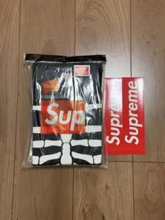 【S】Supreme x Hanes Bones Thermal Crew