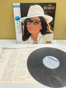 ナナ・ムスクーリ 思い出のバルセロナ アルバム LP レコード 28PP-143 PHILIPS 長期保存品 帯破れ有 昭和 レトロ コレクション 509-6