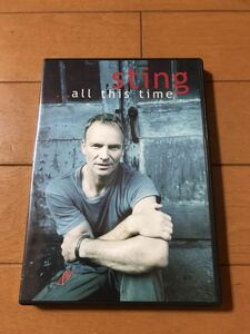 希少! sting☆all this time☆スティング☆DVD☆国内盤☆ポリス☆人気!貴重!レア!ジャンク!