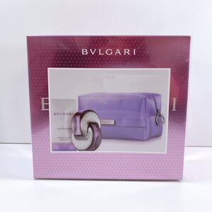 350【未使用】BVLGARI OMNIA AMETHYSTE ブルガリオムニアアメジスト コフレセット ボディミルク&ポーチ付き 香水 フレグランス 現状品