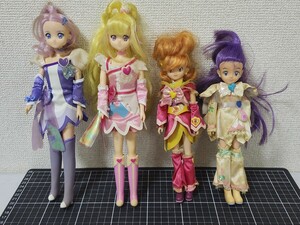 24101338 当時物 希少 プリキュア 人形 フィギュア 着せ替え まとめて 4体 レトロ ビンテージ