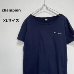 チャンピオン　champion 半袖Tシャツ　ネイビー　LLサイズ