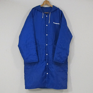 Panasonic パナソニック 中綿 グラウンドコート ベンチコート ブルー F フリーサイズ