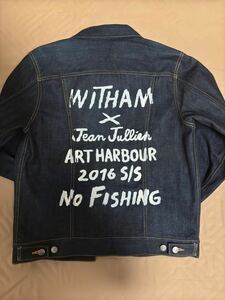 【一円スタート】witham jean jullien デニムジャケット インディゴ 