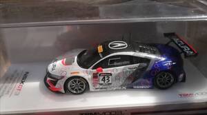 TSM MODEL 1/43 アキュラ NSX GT3 ピレリワールドチャレンジ #43 リアルタイムレーシング TSM430383