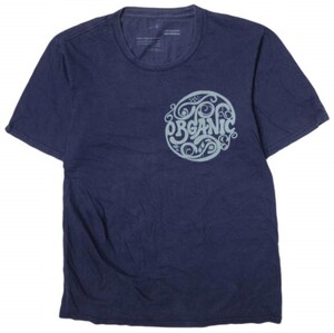 PATAGONIA パタゴニア Organic Cotton Printed T-shirts オーガニックコットンプリントTシャツ S NAVY 半袖 トップス g14996