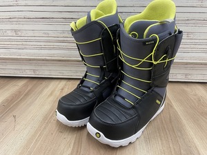 バートン BURTON 【良品】スノーボードブーツ 26.5ｃｍ グレー イエロー系