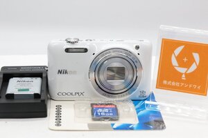 同梱歓迎【極上品/動作保証】NIKON ニコン COOLPIX S6600 直ぐに使えます！(SDカード、バッテリー、充電器（社外品)付）#6133