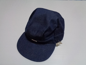 70s LEE WORK CAP DENIM リー ワークキャップ XL 濃いインディゴ ②