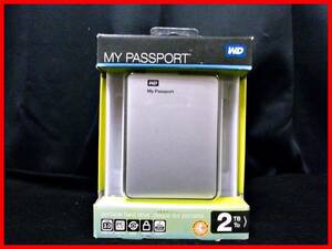 ♪WD MY PASSPORT★外付けHDD/2TB/WDBY8L0020BSL-NESN★未開封品