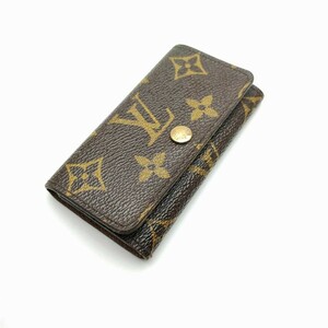 ルイヴィトン　LOUISVUITTON　キーケース　モノグラム　４連　メモA５