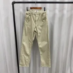 【雷市場（ポンジャン）商品韓国直送】 UNIQLO(ユニクロ) U LEMAIRE(ルメール) ベージュ ワイド デニム 24 インチ S04302