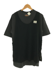 NIKE◆JORDAN BRAND AS W J ESSEN DRESS 22 DK/Tシャツ/S/コットン/BLK