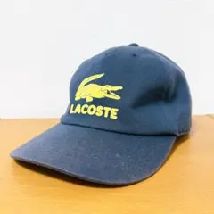 LACOSTE ラコステ　ネイビー ベースボールキャップ　58cm 調節可能