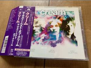 CREAM　クリーム 　ザ・ヴェリー・ベスト・オブ・クリーム　エリック・クラプトン　帯付　定価:\2500