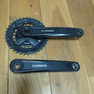 【中古/動品】SHIMANO FC-MT101 / M315 170mm 36/22T 9s 36T 22T シマノ ダブル