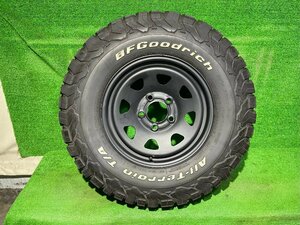 Dotz Dakar Dark 16インチ 7.0J +40 PCD130 5H【265/70R16】BF GOODRICH 2017年製 11分山 オフロードタイヤ付1本 スペア！メルセデス G用