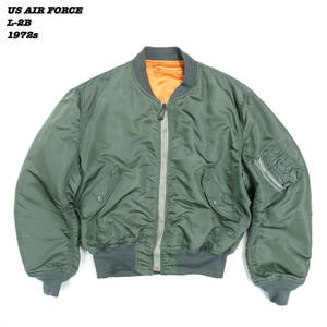 US AIR FORCE L-2B FLIGHT JACKET 1972s X-LARGE JA24083 Vintage アメリカ空軍 フライトジャケット ライトゾーン ヴィンテージ 1970年代