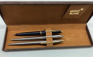 #16227 モンブラン ボールペン 2本 シャープペンシル 1本 筆記用具 MONTBLANC 文房具 ボールペン2本中1本インク無し