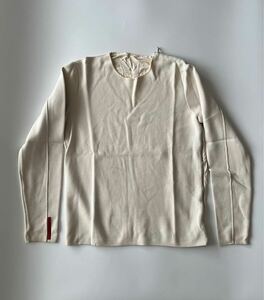 1999-2000 PRADA SPORT プラダ　ジップニット　スウェット　 Tシャツ 長袖 ロンT カットソー　PRADA プラダ