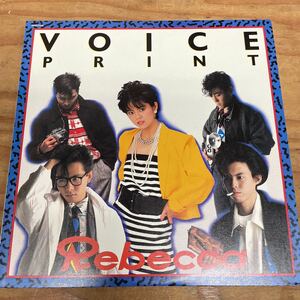 Rebecca レベッカ/VOICE PRINT 国内盤帯欠品（A451）