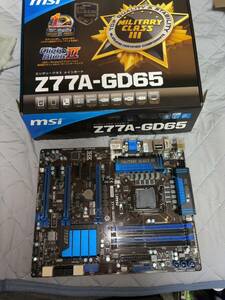 MSI ATXマザーボード Z77A-GD65 中古品